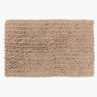 Tappetino da bagno ROSVIK 50x80 cm ciniglia color sabbia