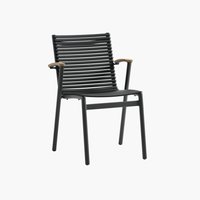 Stohovací židle SADBJERG černá
