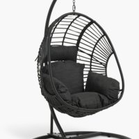 Hanging chair GJERN W118xH184xD106 black