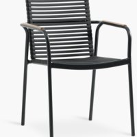Stacking chair NABE black