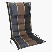Cojín de jardín para silla reclinable AKKA marrón
