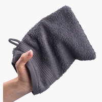 Cleanbear Set 6 Panni Viso In Cotone, 30x30 Cm, Ultra Morbidi E Assorbenti, Colore Rosso, Con Anello Per Appendere