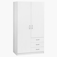 Wardrobe HAGENDRUP 96x176 combi white