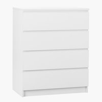 Συρταριέρα 4 συρτάρια LIMFJORDEN λευκό