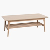 Coffee table KALBY 60x120 light oak