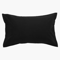 Pillowcase 50x70/75cm black KRONBORG