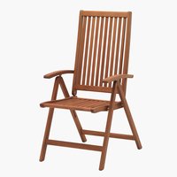 Cadeira reclinável KAMSTRUP madeira dura