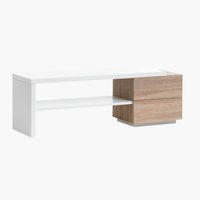 TV-asztal ABTERP fehér/tölgy