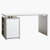 Skrivebord ULLITS 69x140 beton/hvid