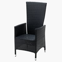 Ανακλινόμενη καρέκλα SKIVE μαύρο