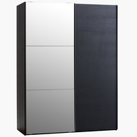 Wardrobe TARP 151x201 w/mirror black