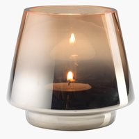 Porta-velas BRYNJE Ø10xA9cm vidro