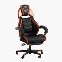 Cadeira gaming GAMBORG preto/laranja
