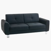Sofa DAMHALE 3-Sitzer schwarz
