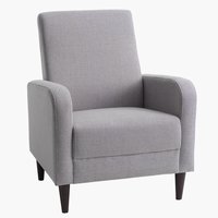 Fauteuil GEDVED gris clair
