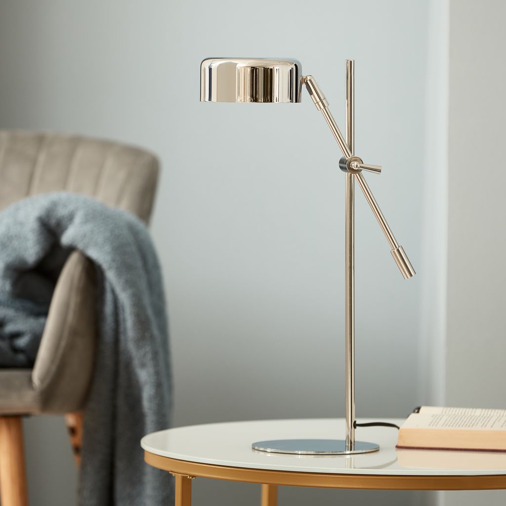 Lampa stołowa ISAK S16xD42xW49cm chrom