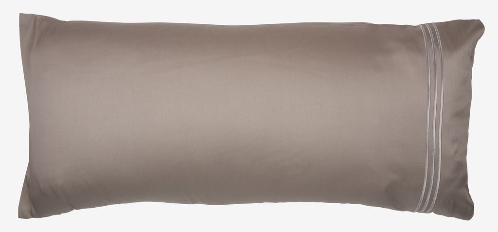 Satin-Kissenbezug EA 40x80 hellgrau