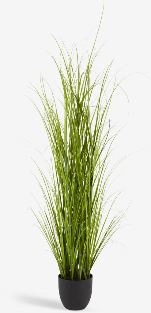 10 Mazzi Di Erba Artificiale Per Esterni 35 Cm - Piante Finte UV Resistenti Per Giardino, Balcone, Casa, Ufficio, Rustico