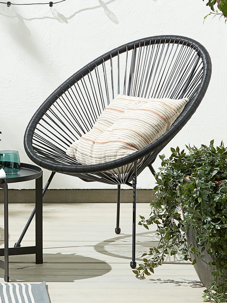 Loungesessel UBBERUP schwarz