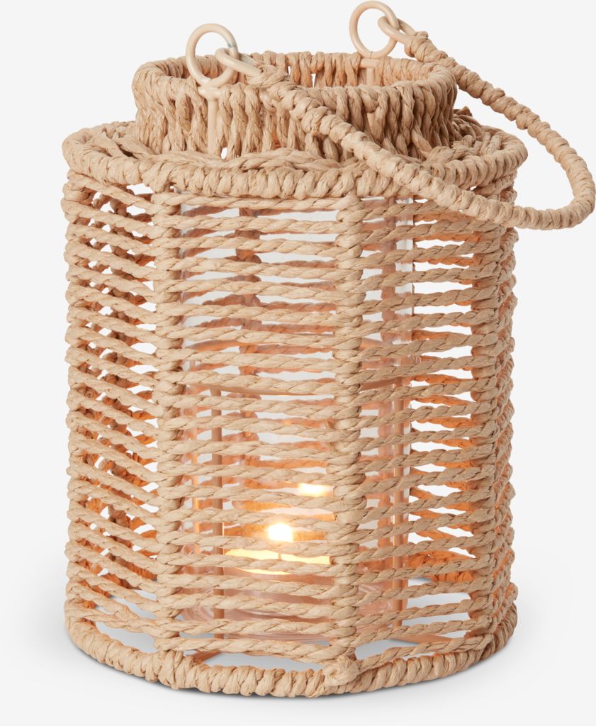 Laterne MANDRUP 15xH20cm natur | JYSK