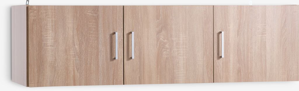Møbelmontering JYSK Overskab FANDRUP 145×41 3 låger lys eg 145 cm x 50 cm x 41 cm | Billig & Hurtig i København