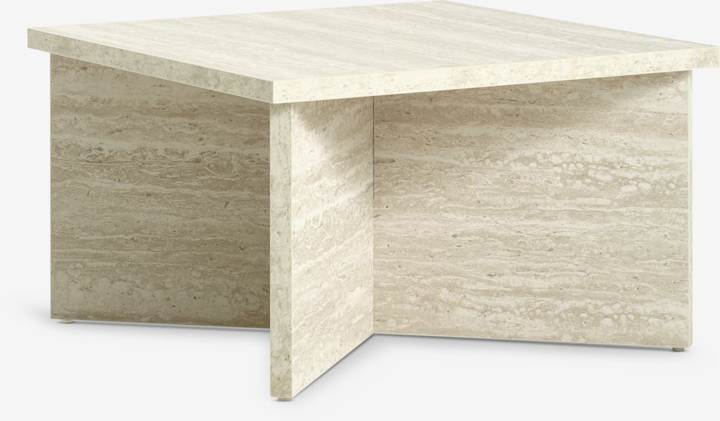 Couchtisch GELSTED 60x60 travertinfarben