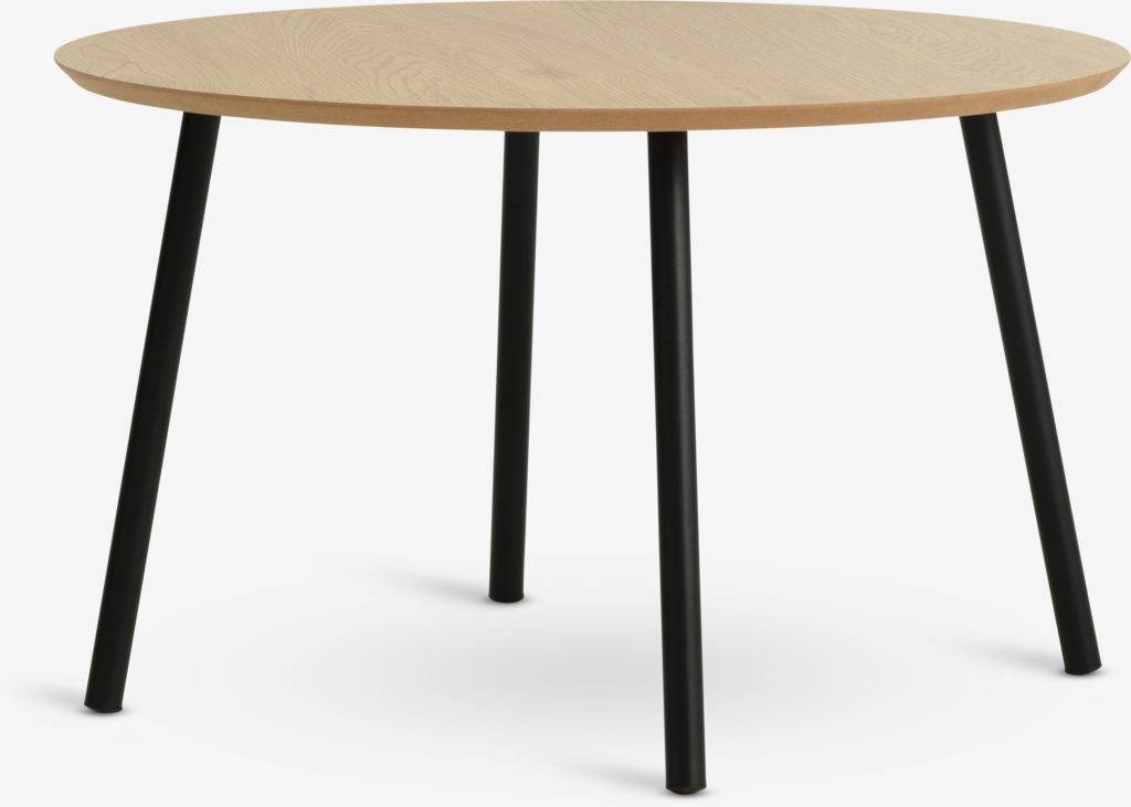Soffbord NYBO Ø70 varm ekfärgat/svart