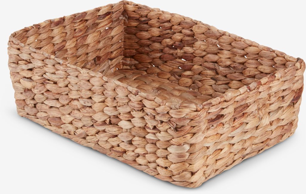 Panier De Rangement Vintage En Chêne Blanc Signé CHEROKEE - Hauteur 12 Pouces (30 Cm) - Artisanat Amérindien - Occasion Solide