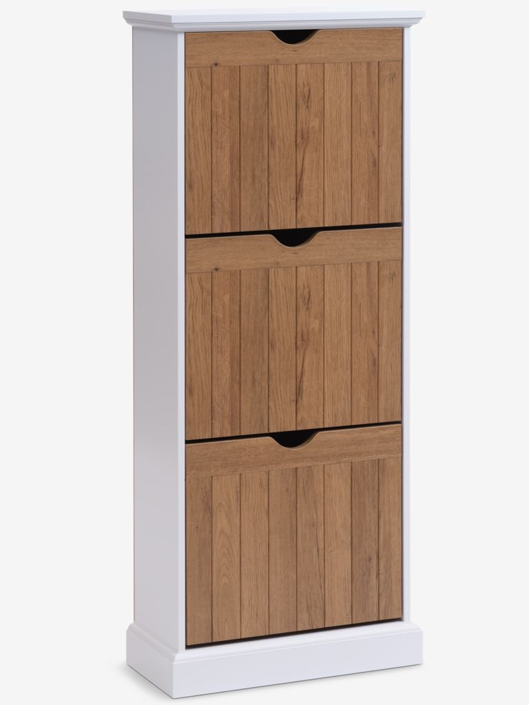 Armoire À Chaussures Fiona 2 Portes (30 Paires) L55 Cm X H108cm - Bois - Meuble à chaussures