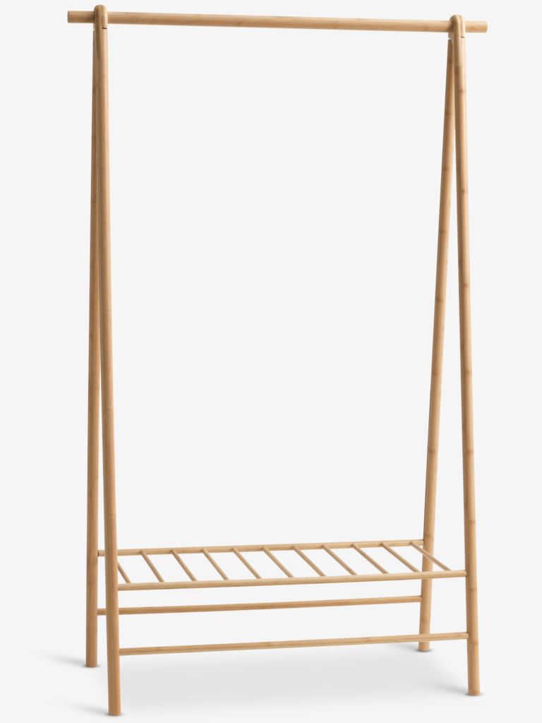 Clothes rail VANDSTED 1 shelf bamboo | JYSK