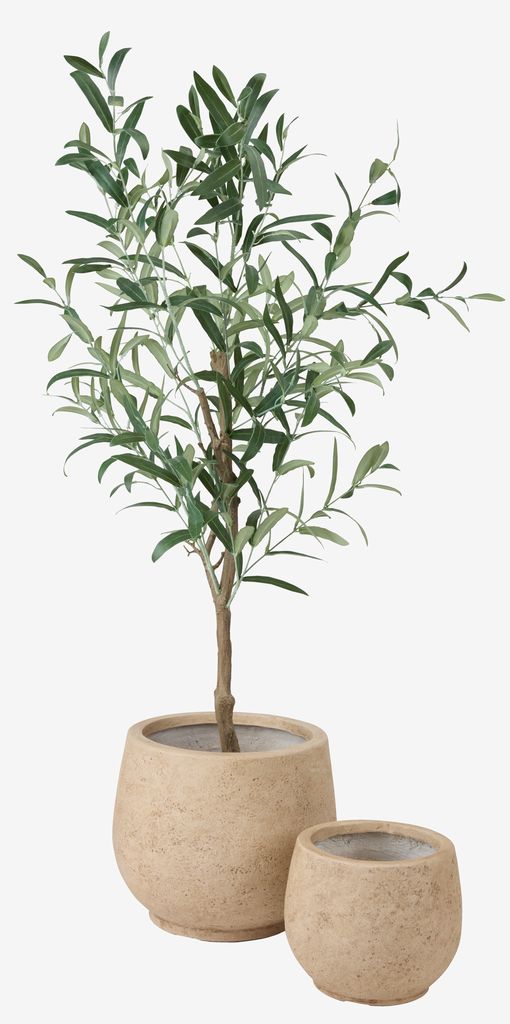 Blumentopf JERPE 31/21 natur 2Stk/Pck | JYSK