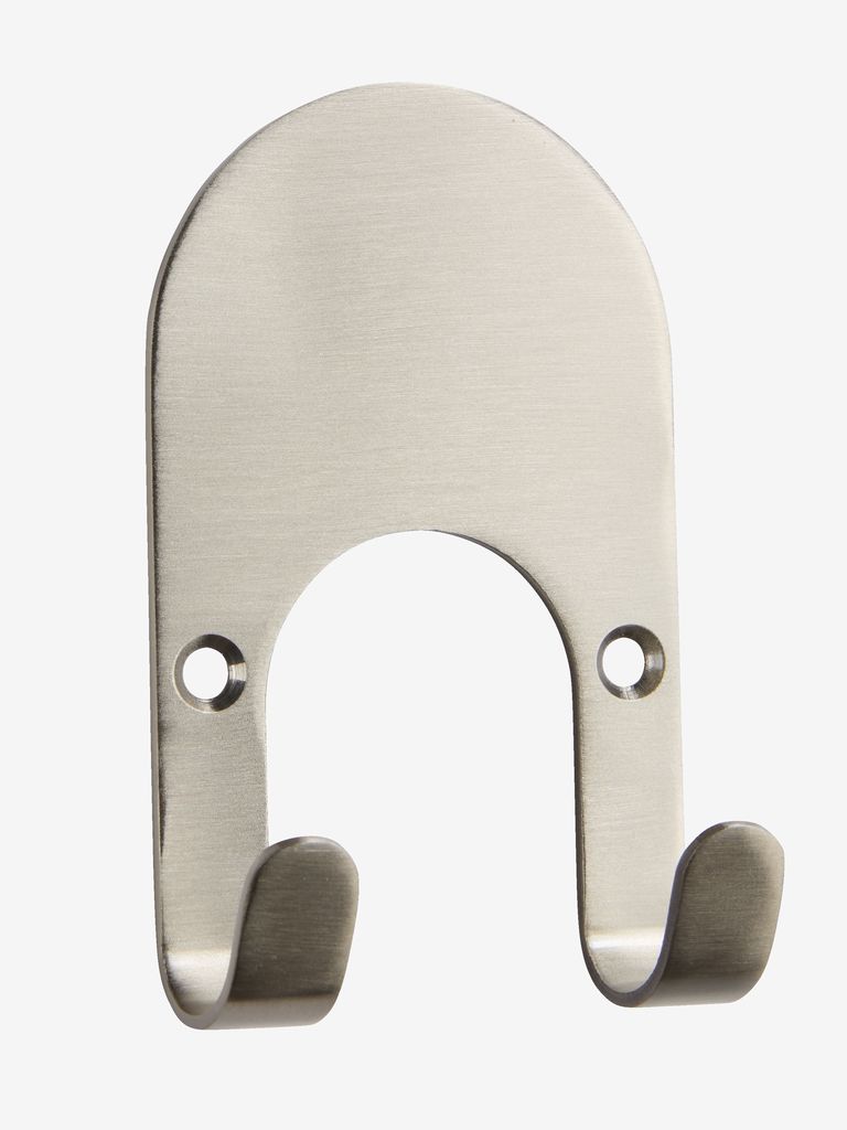Elle Décor Ganci Da Porta Per Asciugamani E Vestiti – 5 Pomelli, Grigio, Ferro, Dimensioni 35,3x8,4x7,9 Cm