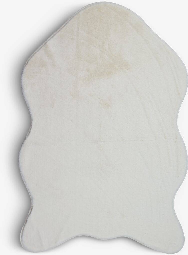 2 Tappeti Decorativi In Pelliccia Sintetica Mojawo Per Tavolo, Diametro 30 Cm, Colore Marrone