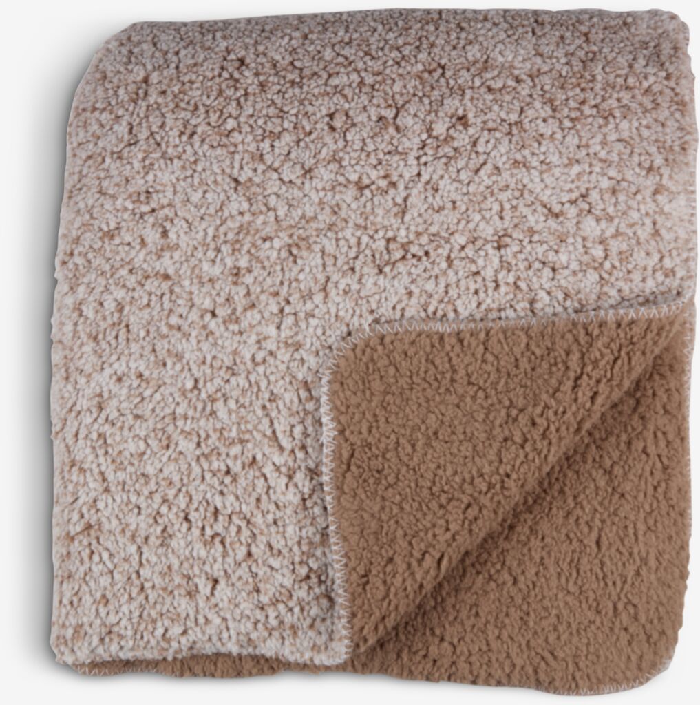 Coperta Plaid in Pile Sherpa Invernale,Morbida e Calda,Coperta Pelosa Copri Letto o Divano in Finta Pelliccia Doppio Lato Cuori Panna Singolo 160x200 | Leroy Merlin