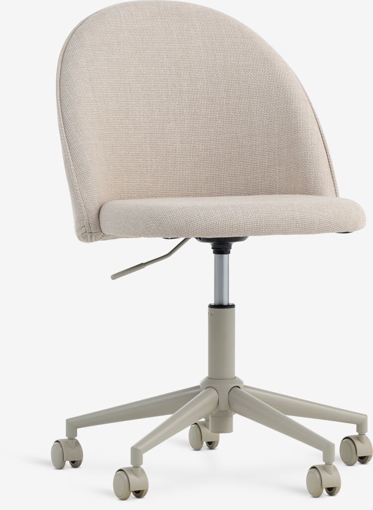 Sedia da ufficio KOKKEDAL tessuto beige/beige | JYSK