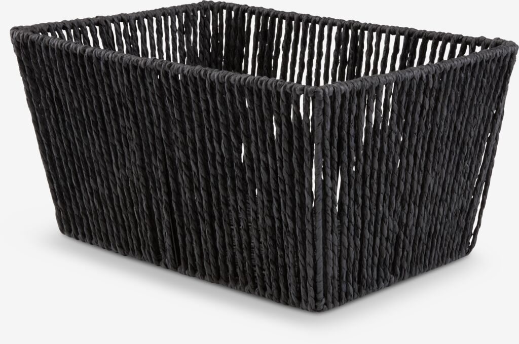 Korb LARSEMIL B23xL33xH17cm schwarz