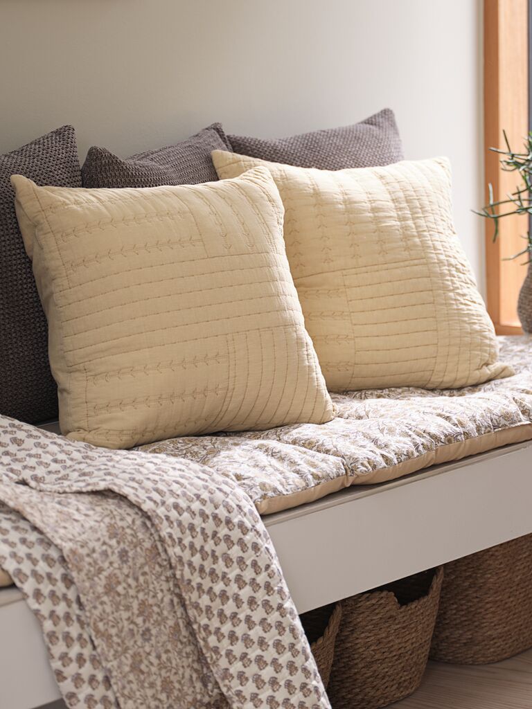 Zierkissen STRANDBEDE 45x45 blasses Khaki