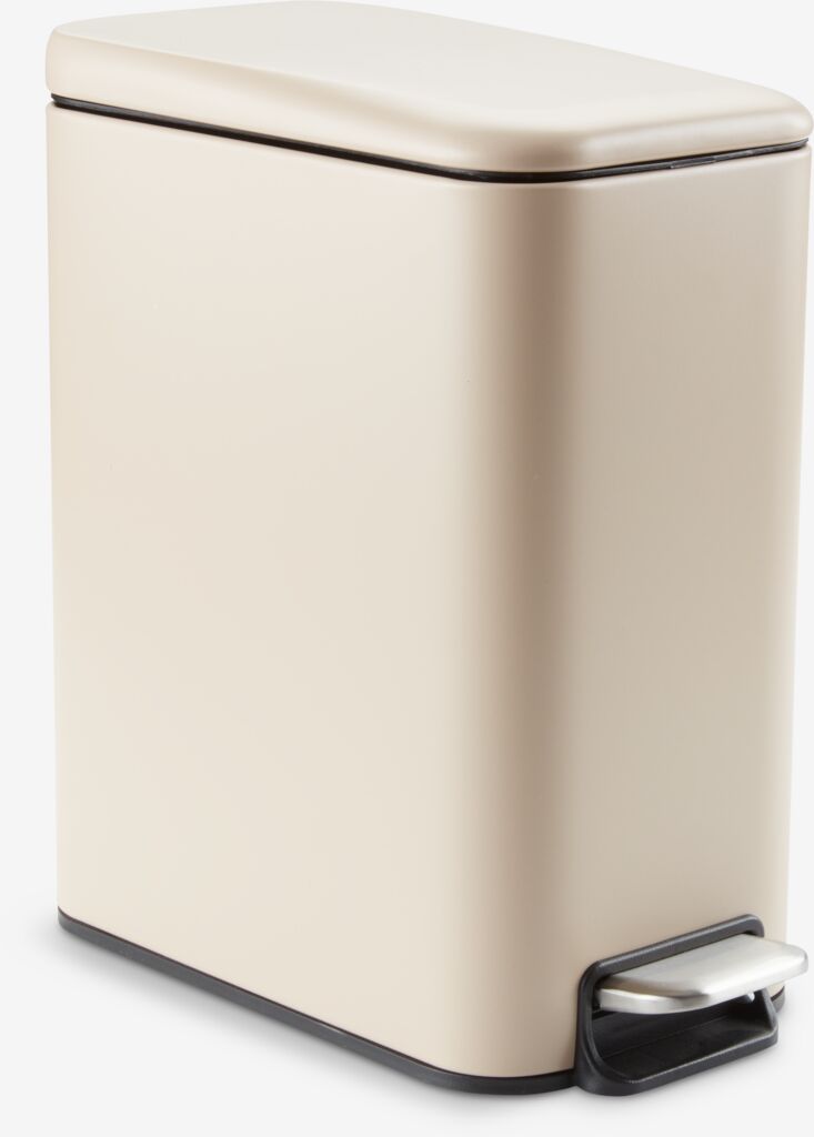 Poubelle En Cuir Petite Corbeille Seau À Ordures Accessoires De Salle