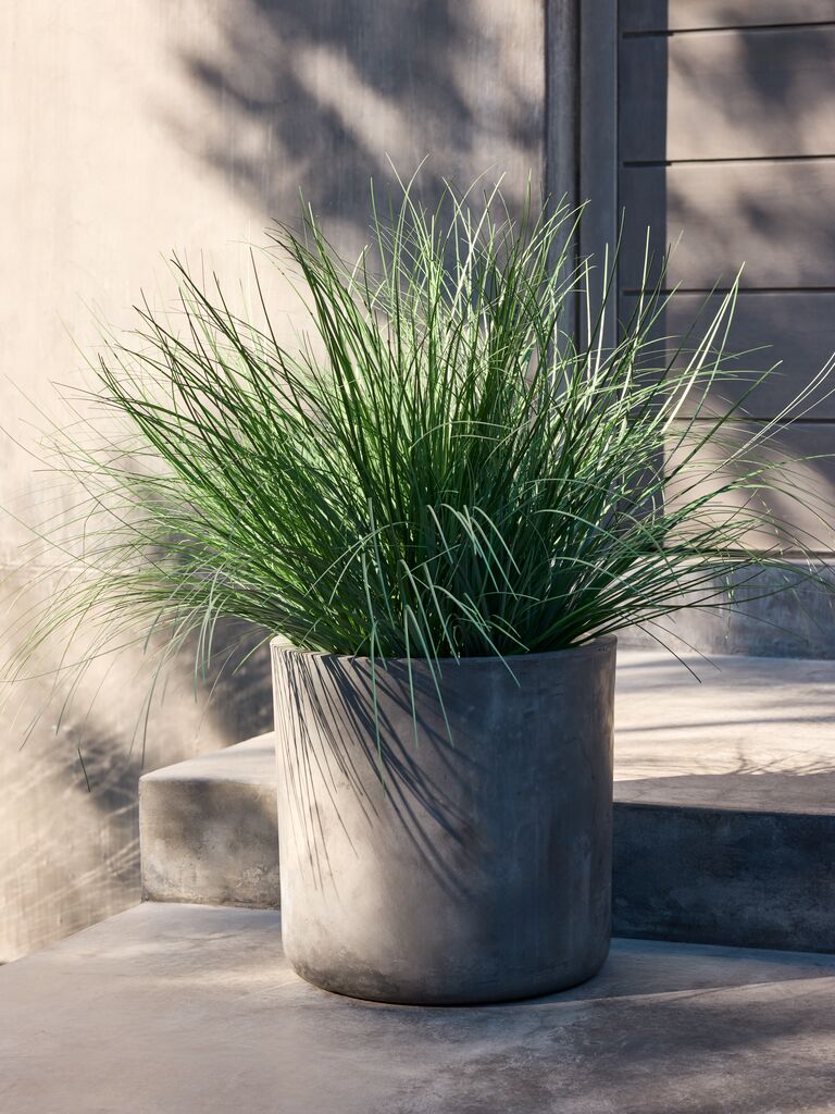 Planta artificial gramínea verde 65cm