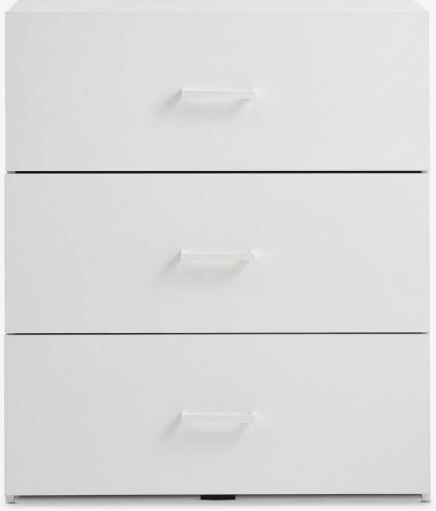 Kommode KORUP 3 Schubladen weiß
