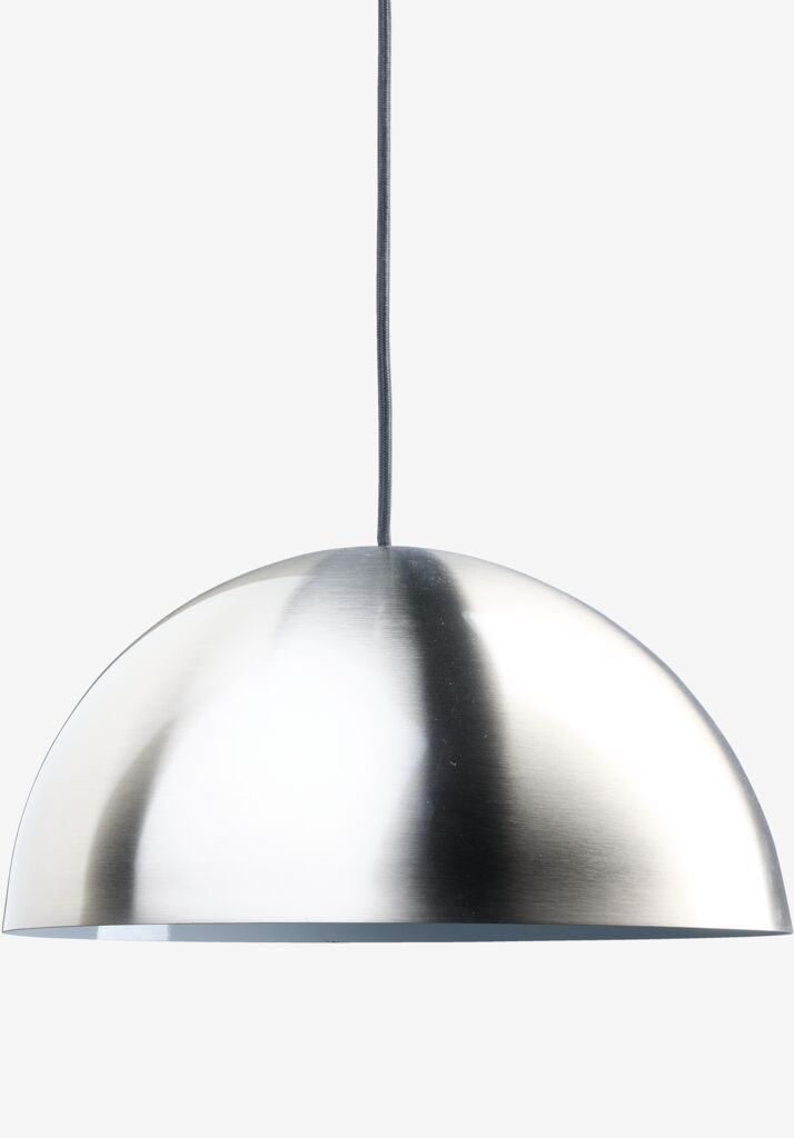 Taklampa HJALTE Ø35 cm borstad krom
