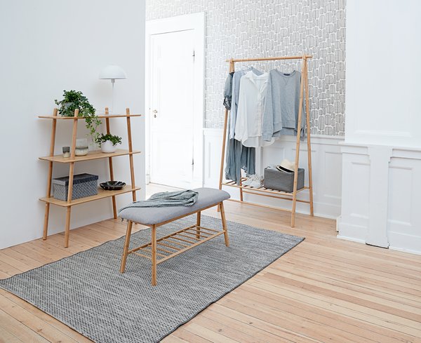 Bench VANDSTED grey/bamboo