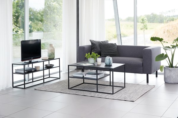 TV bench VIRUM black