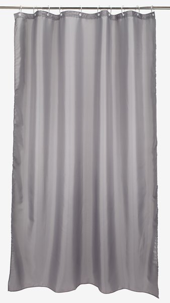 Shower curtain HAMMAR 180x230 grey