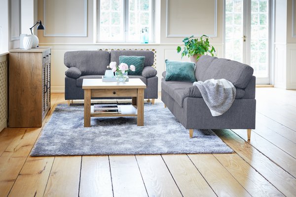 Sofa GEDVED 3-Sitzer grau