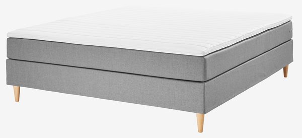 Boxspring posteľ 180x200 BASIC C10 Sivá-23