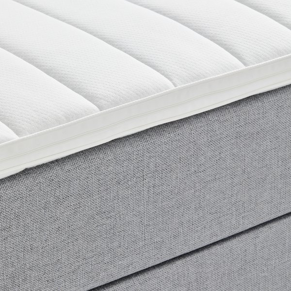 Jenkkisänky 160x200 LEIRKUP BC10 harmaa-23