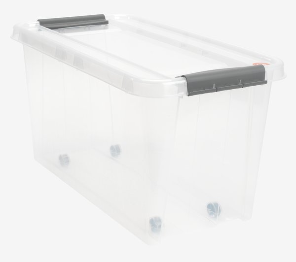 Boîte de rangement PROBOX 70L a/couvercle transparent