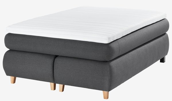 Boxspring 140x200 GOLD C45 grijs-41