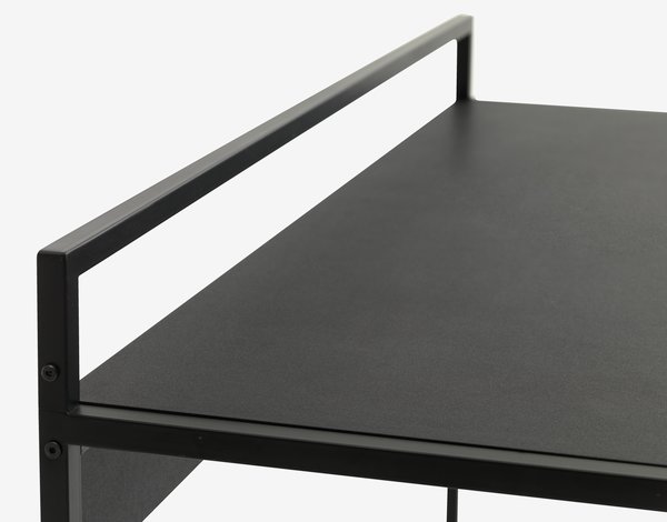 Písací stôl TISTRUP 60x120 čierna